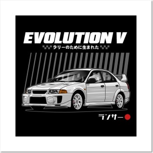 Lancer Evolution V Posters and Art